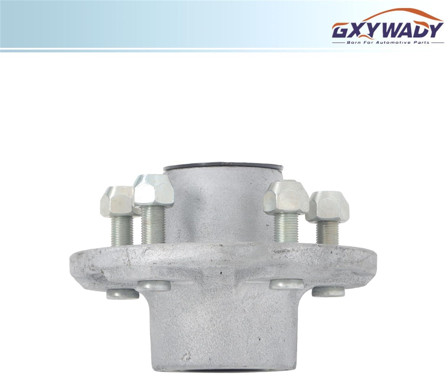 GXYWADY Pre-Assembled 5 on 4.5 Inch Galvanized Trailer Hub Kit with Trailer Bearing Kit Replacement for 3500 lbs 84 Spindle