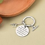 Sdopbinbin Gymnastics Coach Keychain - Appreciation Gift for Gymnastics Coach - Inspirational Gift for Friends & Bestie