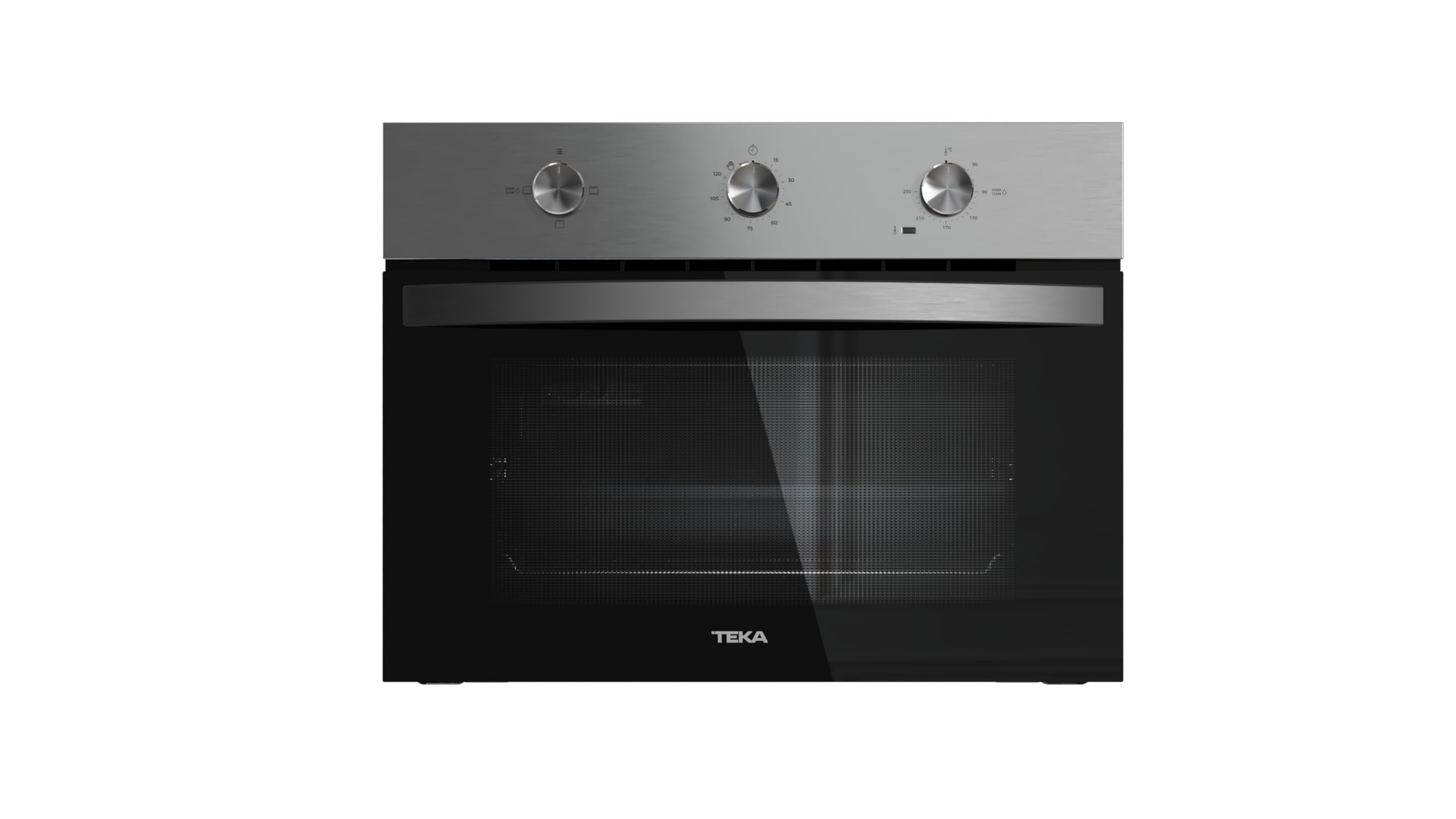 TEKA Horno Compacto Convencional, Sistema HydroClean ECO, 3 Funciones de Cocción, Bandeja Profunda, Modelo NEO HBC 5350 SS Serie Neo