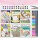 Vashly Memory Activities for Seniors Large Print with 24 Color Markers - 350+ Brain Exercises That Spark Joy | 6-Book Set with Sudoku & Crosswords & Mandala Coloring Book