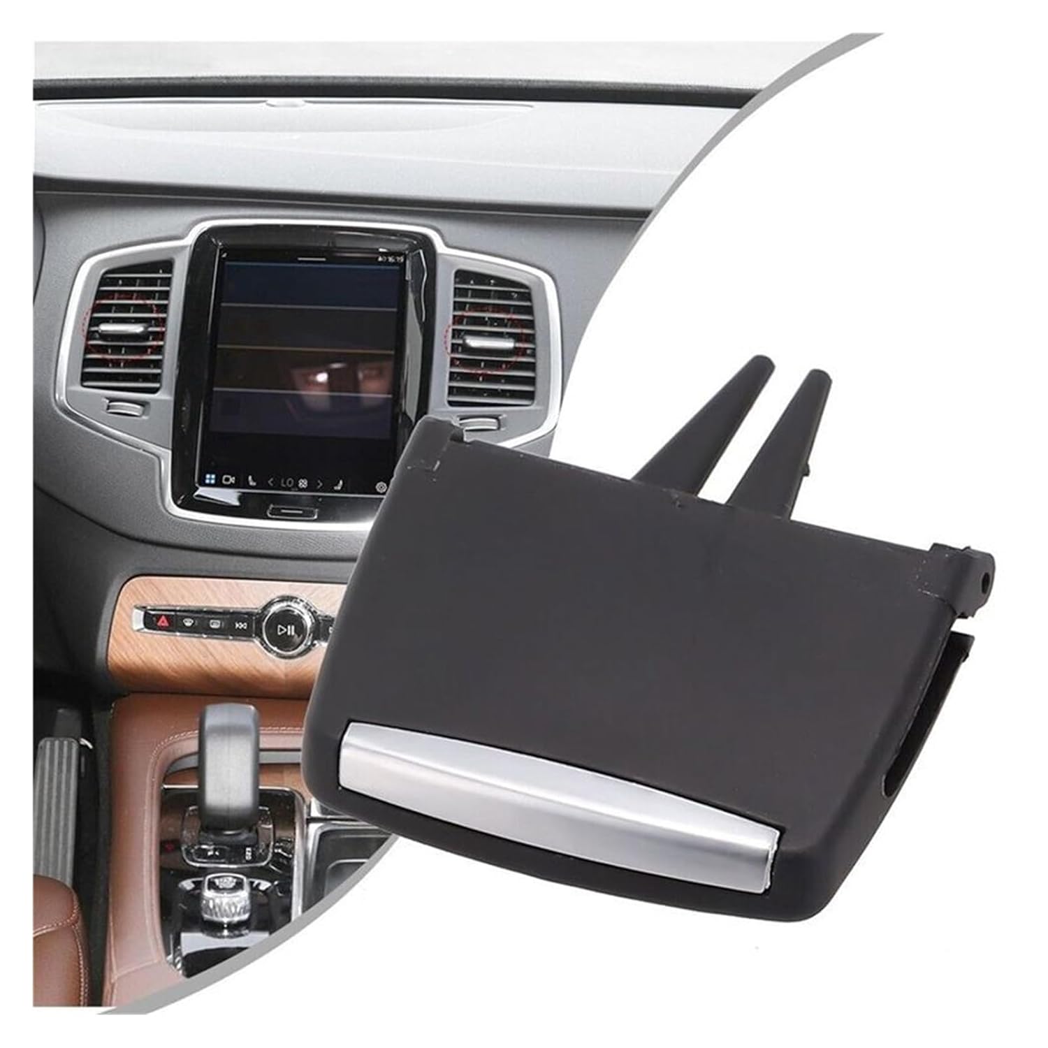 8X Car Air Conditioning Vent Outlet Tab Clip Repair Kit Adjustment Buckle Fit for Volvo XC90 2019-2023 31366914