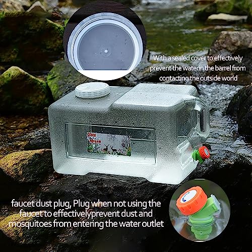 Caja de plástico grande para almacenamiento de agua mineral en el hogar 4