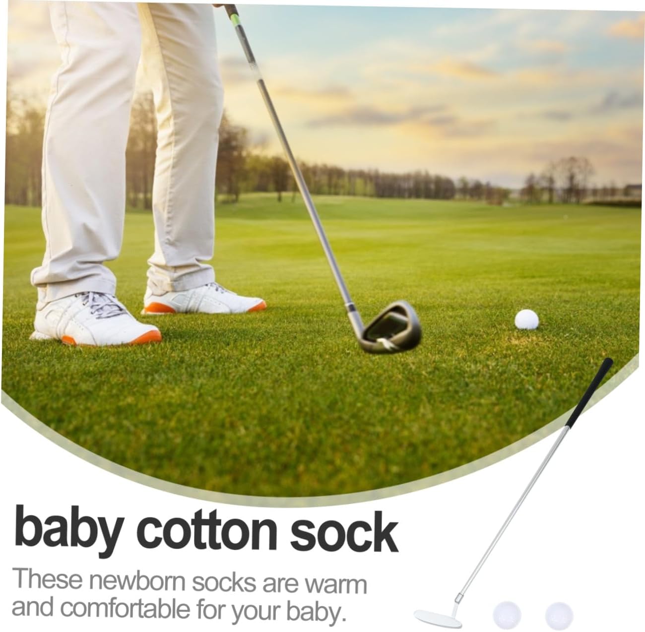 1set Three-Section Detachable Golf Putter Set for Indoor and Outdoor Practice Portable Training Equipment for Golf Enthusiasts and Beginners