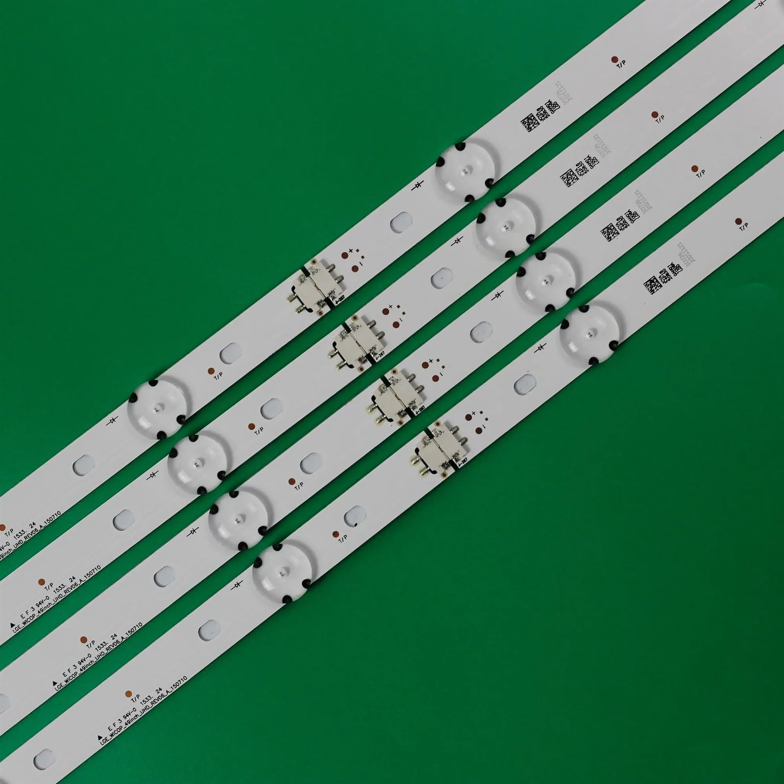 Barra LED da 8 Pezzi Compatibile for LG 49UH610V 49UH610A 49UH6100 49LF5100 49UH6030 49UF640V 49UF6400 49UH6507 Lge_WICOP_49 Pollici