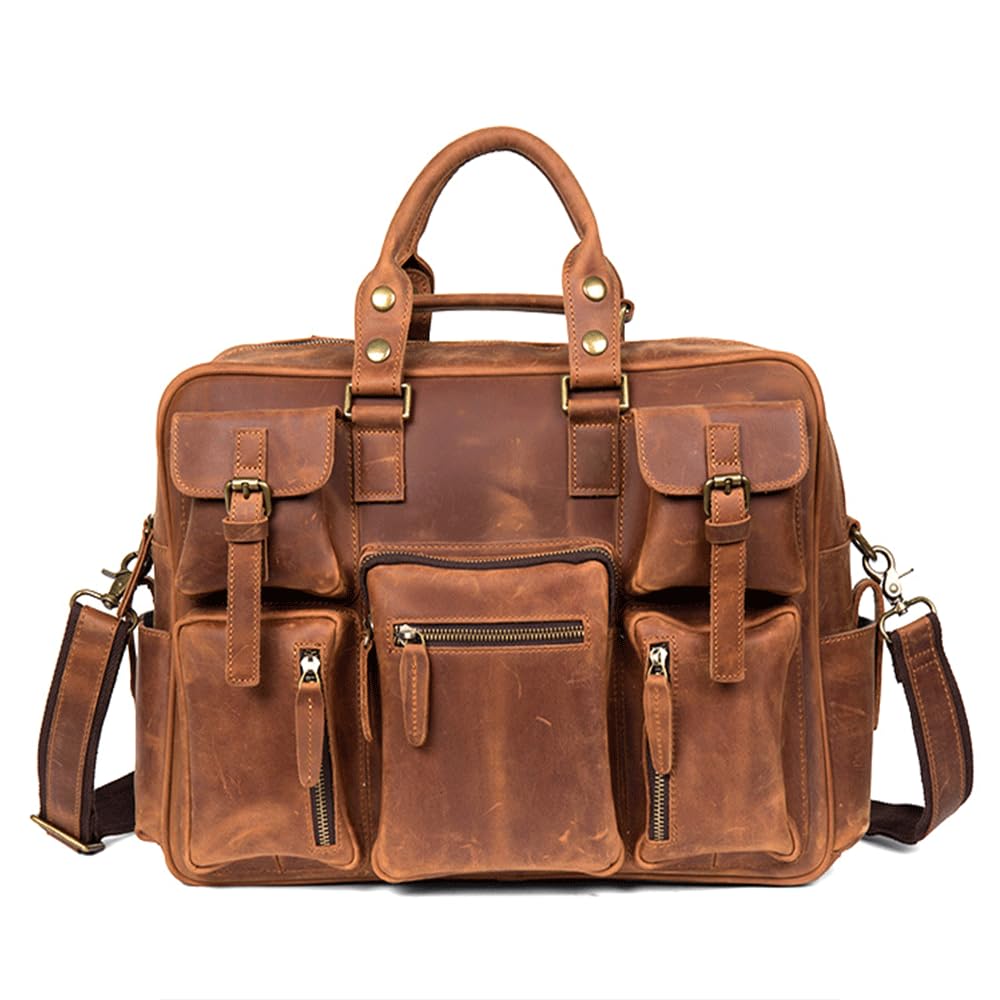 Backpack Stylish Vintage Leather Sling Bag - Versatile Chest Shoulder Backpack For Men Convenient Cross-body Bags For Casual
