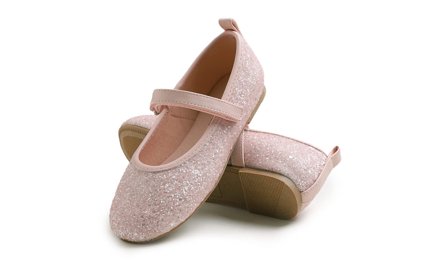 Feversole Kids Filles Mary Jane Strap Chaussures Plates Ballerines Princesse Chaussures Plates Chaussures d'école Plates À Bride