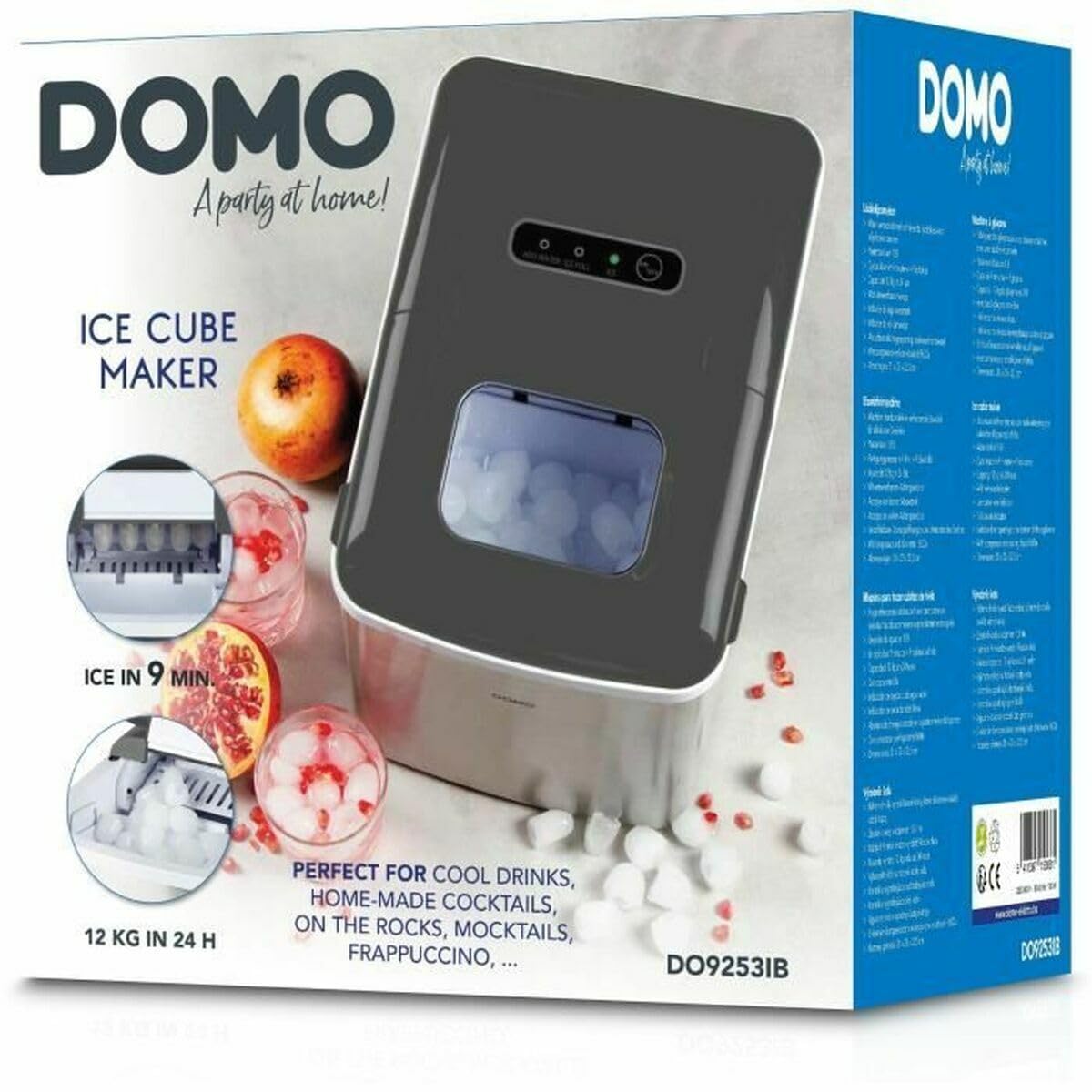 DOMO DO9253IB - Macchina per cubetti di ghiaccio, 1,8 l