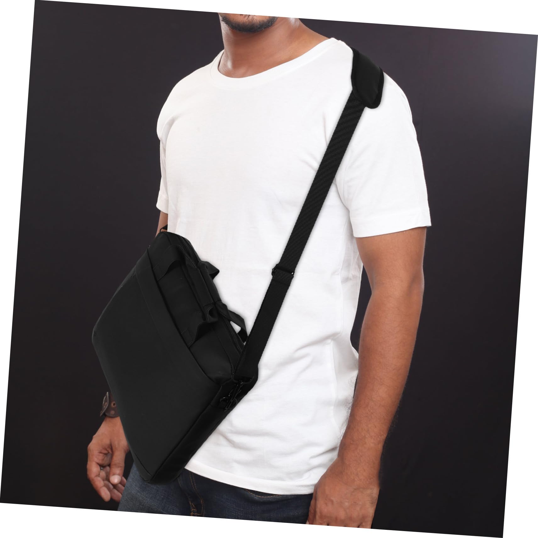 BESPORTBLE Borsa per Laptop con Fodera Imbottita Custodia Antiurto per Notebook Borsa Tracolla per Computer per Viaggio di Lavoro e Uso Quotidiano Accessori Inclusi