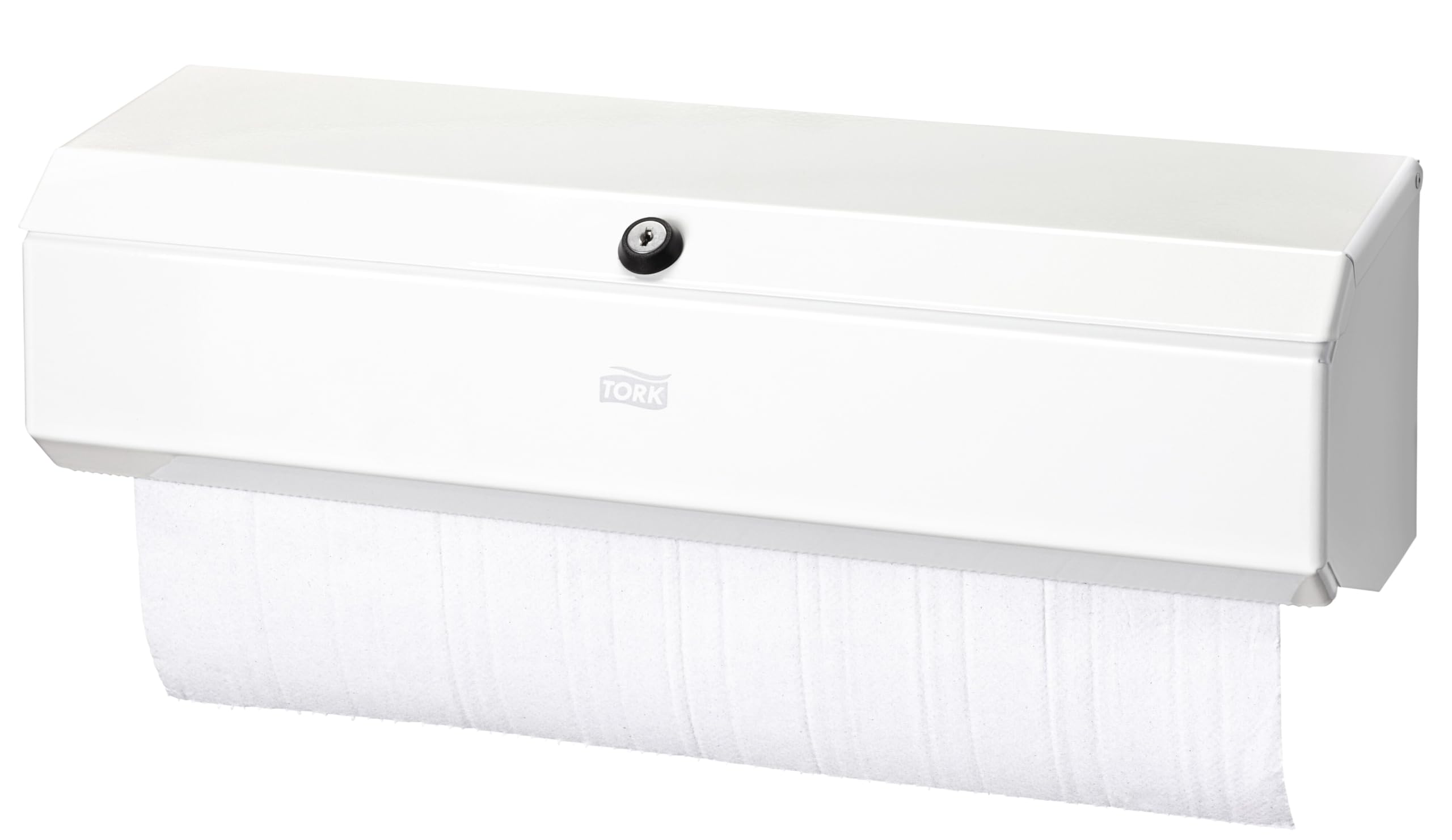 Tork Papierhandtuchspender, Metall, Weiß Wandmontage, Wand, 16 cm x 15.5 cm x 56cm