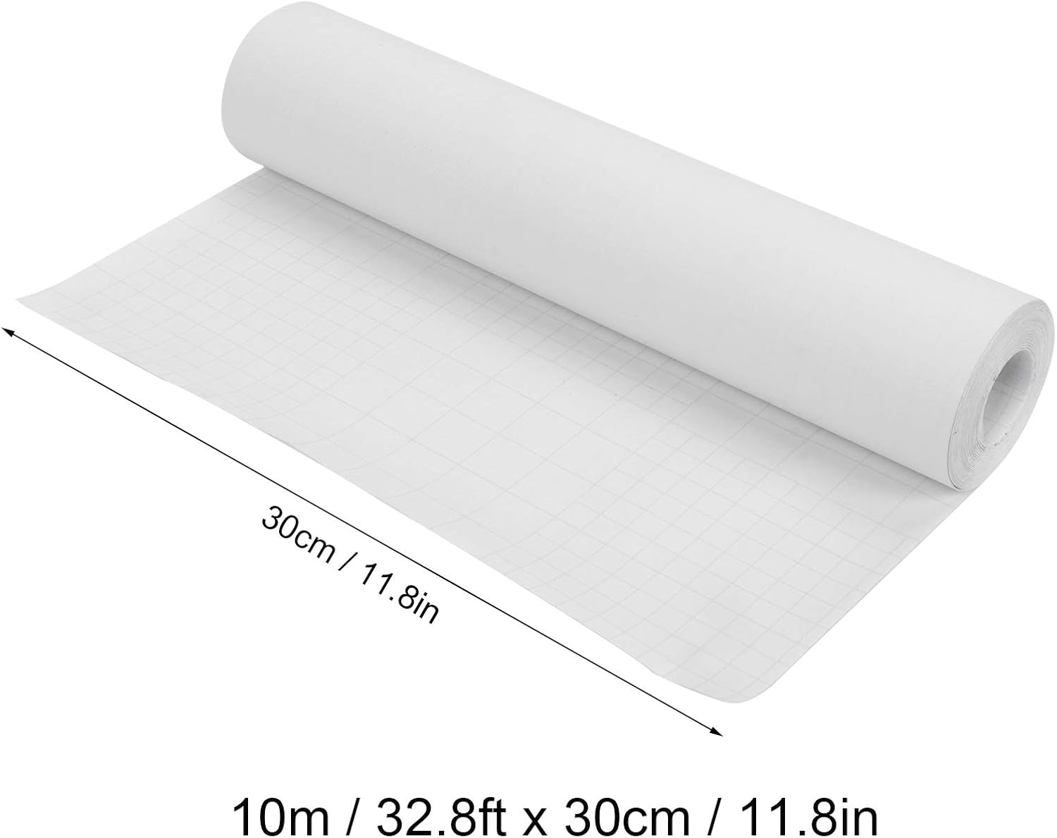 Window Film, Frosted Window Film Reusable Anti Window Film Decorative Stickers for Office Bathroom Door Glass 32.8in (10m*30cm)