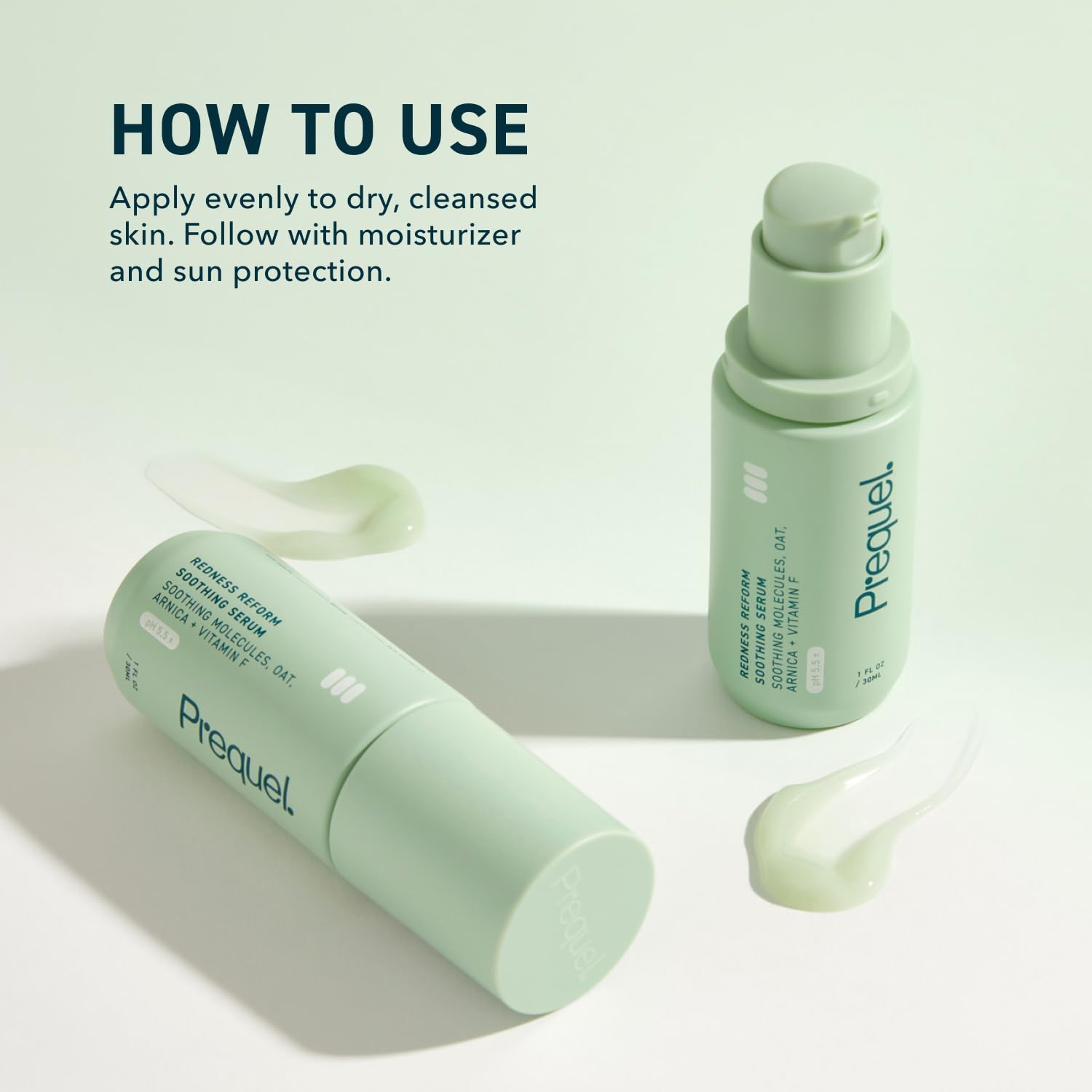 Prequel Skin Redness Reform, Calming Serum for Face. Advanced Clinical Optical Corrector for Redness and Discomfort. Soothing Face Serum with Oat Extract for Sensitive Skin. 1oz Pump - Image 6