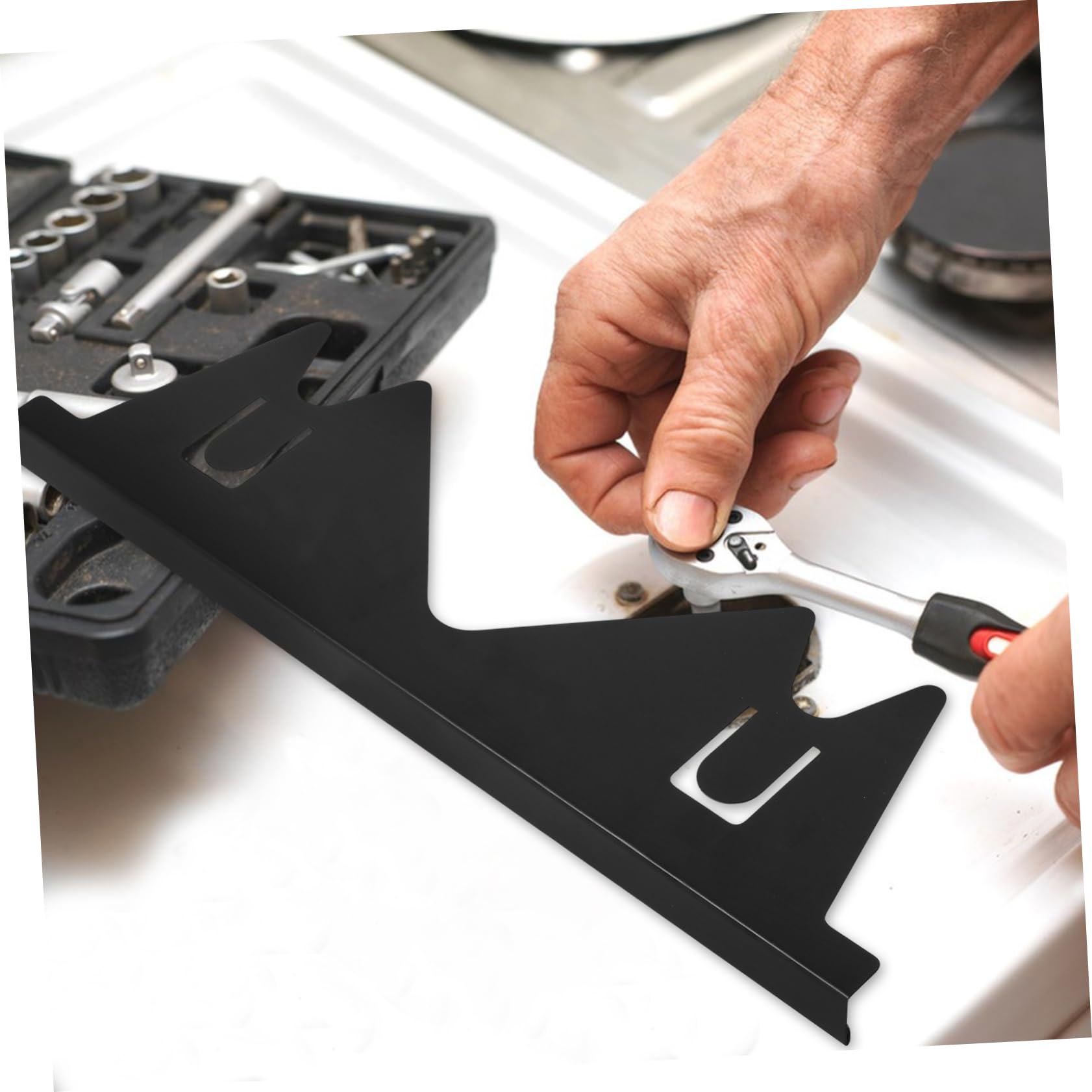 4stücke Herd-seitenspaltschutz Aus Edelstahl Herdspaltabdeckungen Seitenschutz Für Arbeitsplatte Ofen-spaltfüller Herd-Rand-Schutz