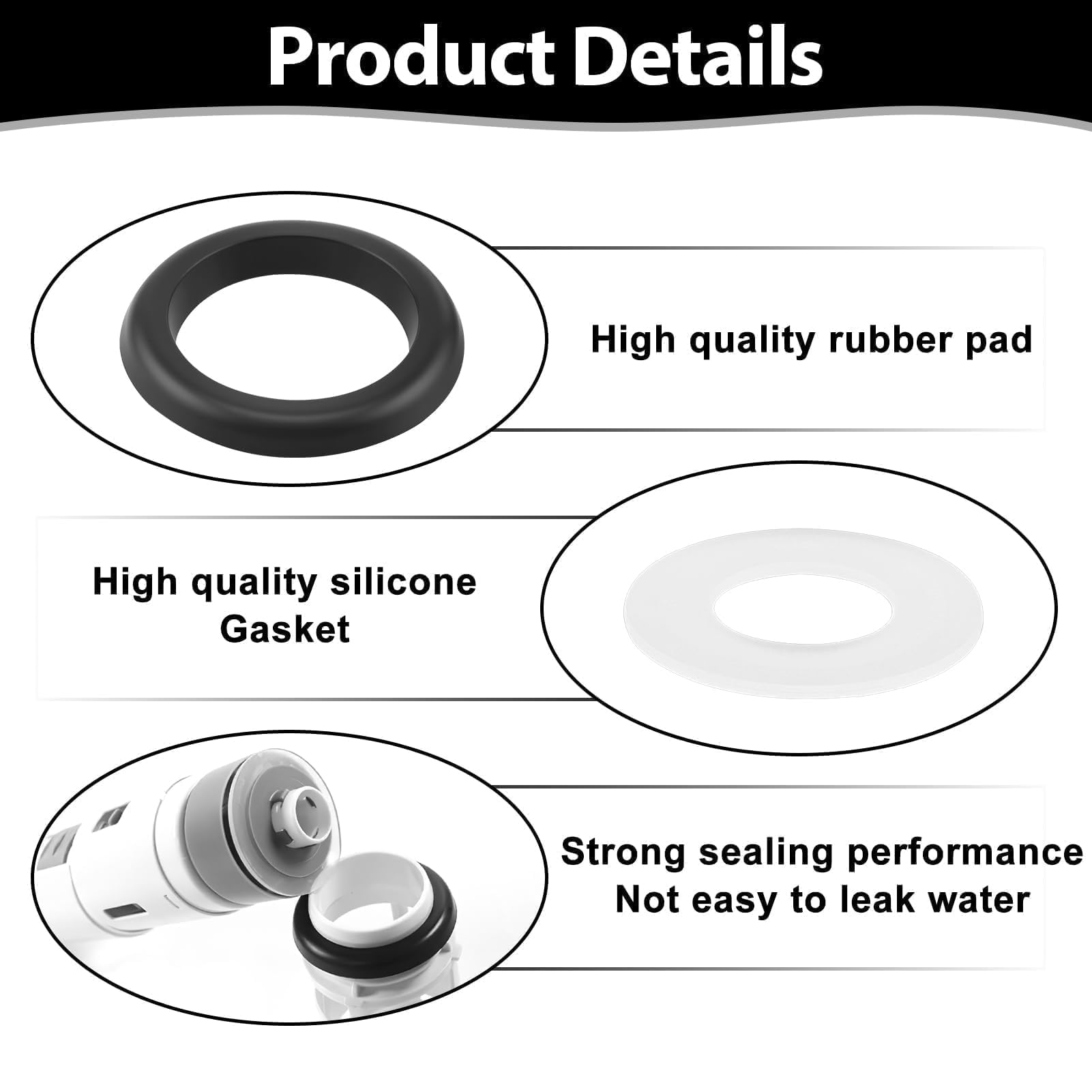 Geberit Joint Réservoir Ø63 x 32 mm Ø68 x 46 mm Pièces pour 816.418.00.1 818.109 240.282.00.1 890.615