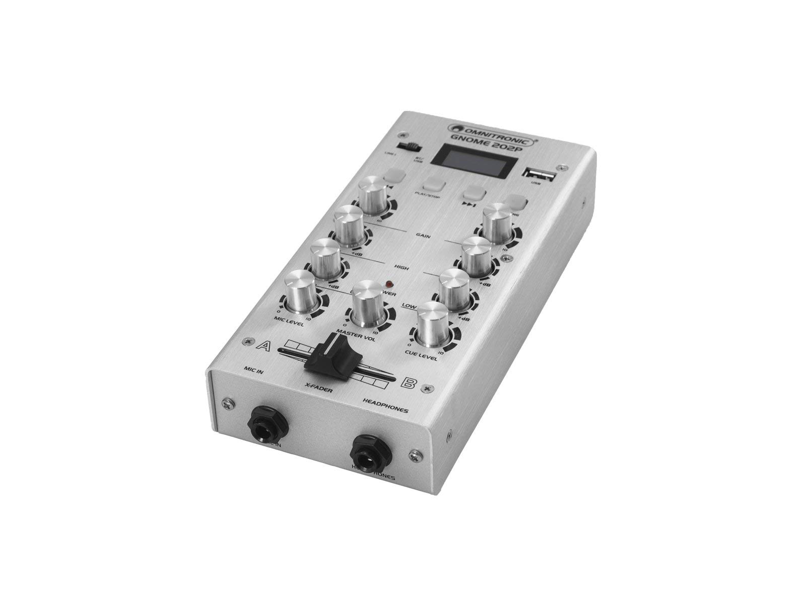 Omnitronic GNOME-202P Silver - DJ Mixer