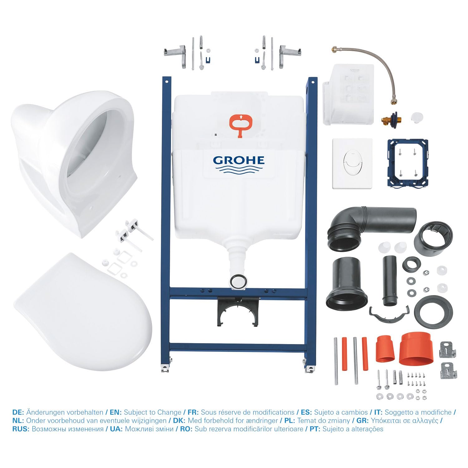 Grohe 39116000 Ceramic Compact Solido Set WC, 39116000