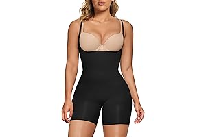 Elegant Figure Fajas Seamless Mid-Thigh Body Shaper