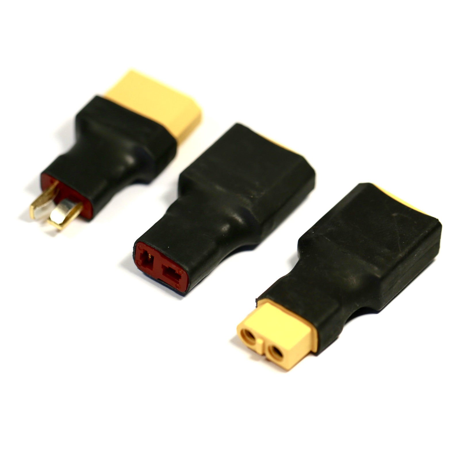 VUNIVERSUM Adapterkabel XT90 Male Auf EC3 Female – Vergoldet, Für Lipo-Akku, 90A, Modellbau