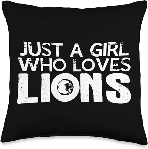 Miniatura 4 de Feline Jungle Mane Lioness Pride Roar Leo Cub Predator Lion Throw Pillow, 18x18, Multicolor