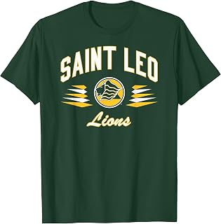 St. Leo Lions Retro Diamond Green Officially Licensed T-Shirt