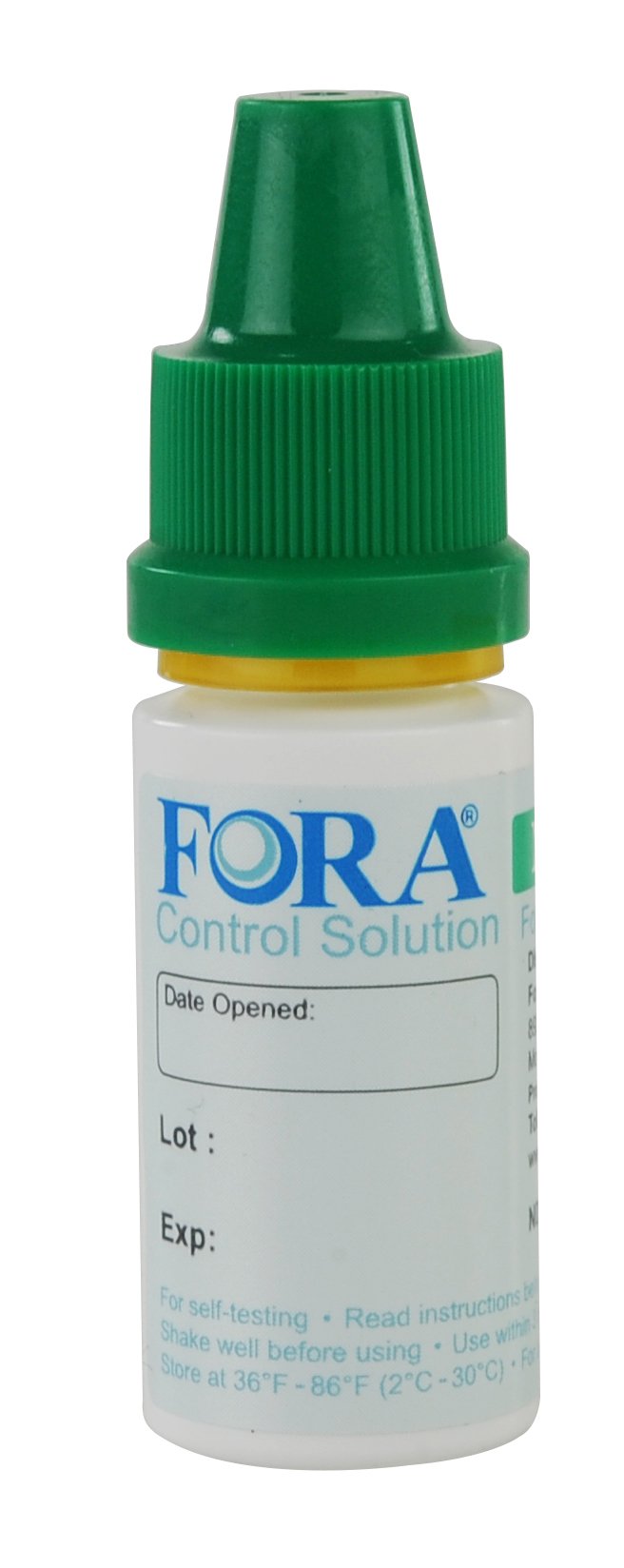 FORA GOD Glucose Normal Control Solution, Compatible with Pro Voice V8 V9