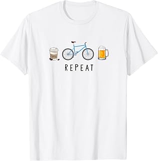 Coffee Ride Beer Repeat - for Cyclist Cycling Bicycling T-Shirt