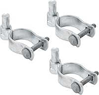 Vista 11 de VIVIDA Bisagra de puerta de enlace de cadena de 1-3/8", bisagra de poste macho galvanizado, para poste de diámetro exterior de 1-3/8", herrajes