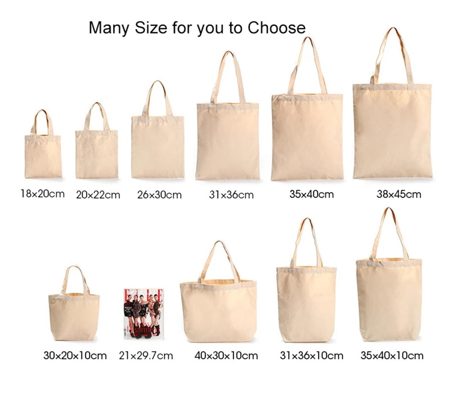 Bolsas Regalo Venta al por mayor 50 unids/lote bolsas de compras algodón reutilizables