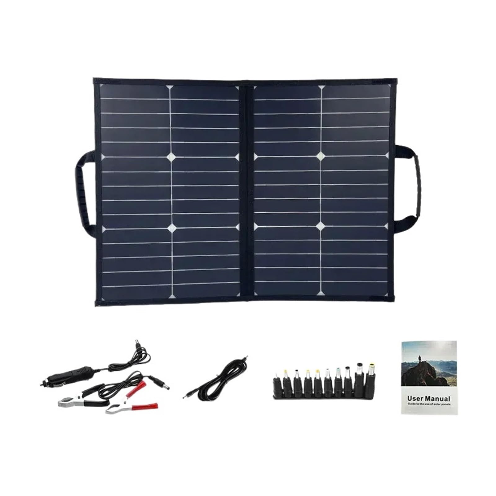 Kit de panneaux solaires 800W, centrale solaire pliable de Camping complète