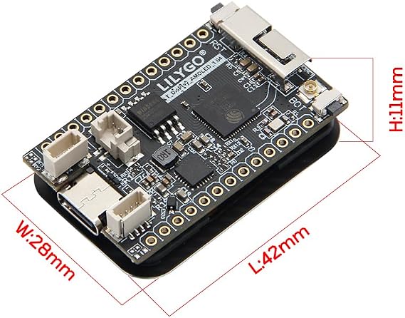 LILYGO T-Display-S3 AMOLED 1.64 Inch ESP32-S3 TTGO Development Board WiFi Bluetooth Module
