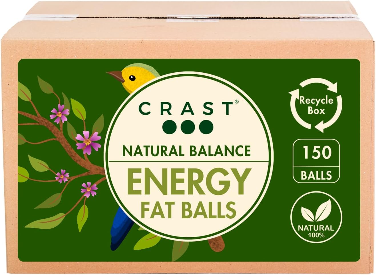 Bucktons Fat/Energy/Suet Balls, Pack of 150, green Amazon.co.uk Garden