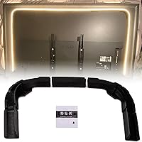 Vista 8 de 5 soportes genéricos mejorados para Philips Hue Play Gradient Lightstrip clips de montaje con buen efecto de soporte para parte trasera plana