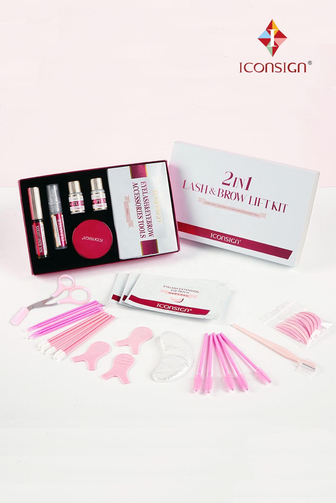 Venzen Iconsign 2in1 Yeni Lash Lift,kirpik Lifting,perma Ve Kaş Laminasyon Seti(BÜYÜK SET)(YENİ BALM YAPIŞTIRICILI)