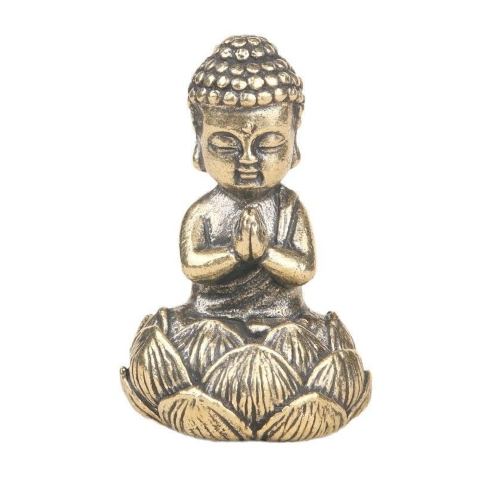 AOTTSD Baby Buddha Prince Siddhartha Statue, Solid Brass Child Figurine