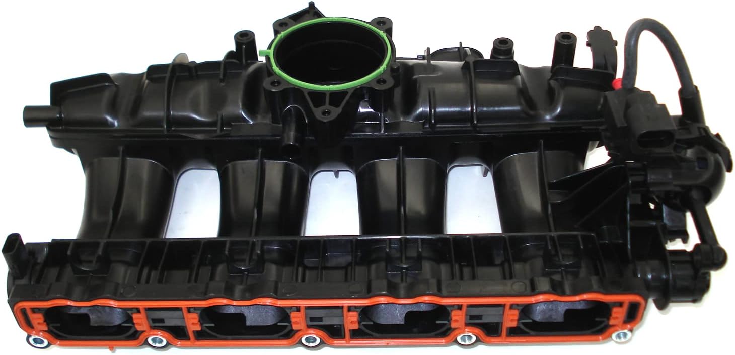 MTC Intake Manifold w/Gasket & Sensor Compatible with Audi A4, A5, A6, Q5 | Replaces OEM# 06H-133-201AT