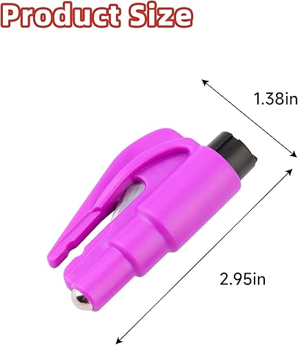 Miniatura 5 de KRT Paquete familiar de 3, herramienta de escape de emergencia para automóvil, cortador de cinturón de seguridad, aplicable a todos los automóviles,