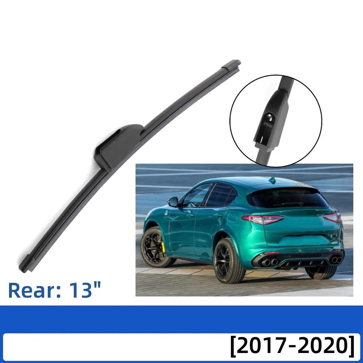 Spazzole Tergicristallo Per Alfa Romeo Per Stelvio Per Tipo 949 SUV 2017-2019 2020 26 "+ 18" + 13 "Anteriore Spazzole Tergicristallo Posteriori Parabrezza Parabrezza Finestra Tergicristallo Auto