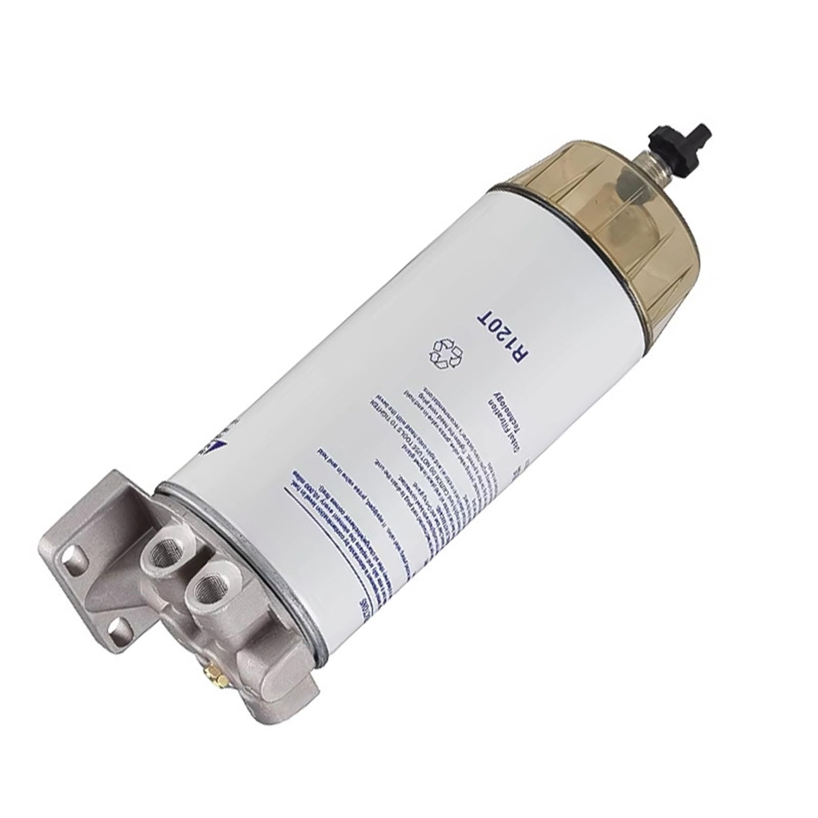 1 conjunto separador de aceite y agua R120T adecuado for pequeños motores diésel en lanchas rápidas y petroleros.