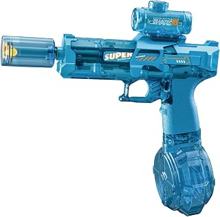 Electric Water Gun for Adults Water Gun Electric for Kid with Muzzle Flash Spray Gun Toys Capacity Range Up to 28 FT Beach Toys for Summer Outdoor Pool and Water Guns Play