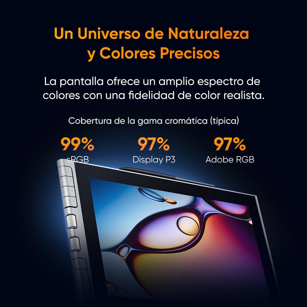 XPPen Artist 12 3rd Tableta Gráfica con Pantalla FHD 16K Niveles (Gris) | Tableta Gráfica Dibujo Digital Profesional de 12 Pulgadas con X4 Lápiz Chip Inteligente y 2 Diales y Soprte Plegable