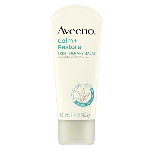 Aveeno Calm + Restore Bálsamo de Terapia para la Piel, Protector de Piel Suavizante e Hidratante para Piel Sensible, Avena Coloidal y Ceramida para