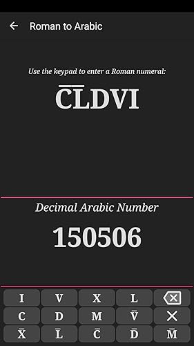Roman Numerals Converter