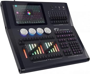 XNK DMX Lighting Console 2048 Channels Expandable 4096, 10.4" Touch Screen DMX512 Controller with Art-Net, Timecode, App Control for Stage DJ Theater