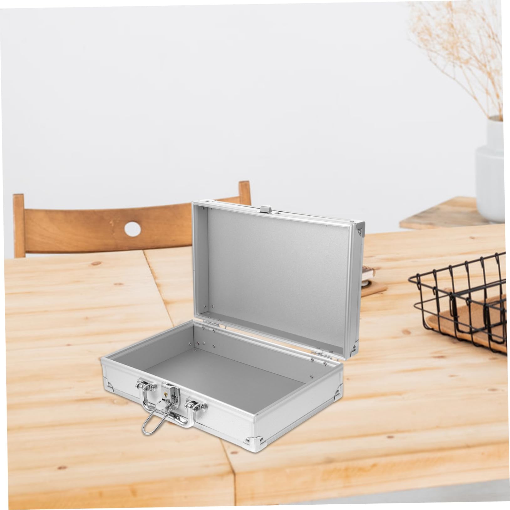 iplusmile Valigetta Portautensili Custodia Organizer Versatile Interno Capiente in Lega di Alluminio per Garage e Ufficio