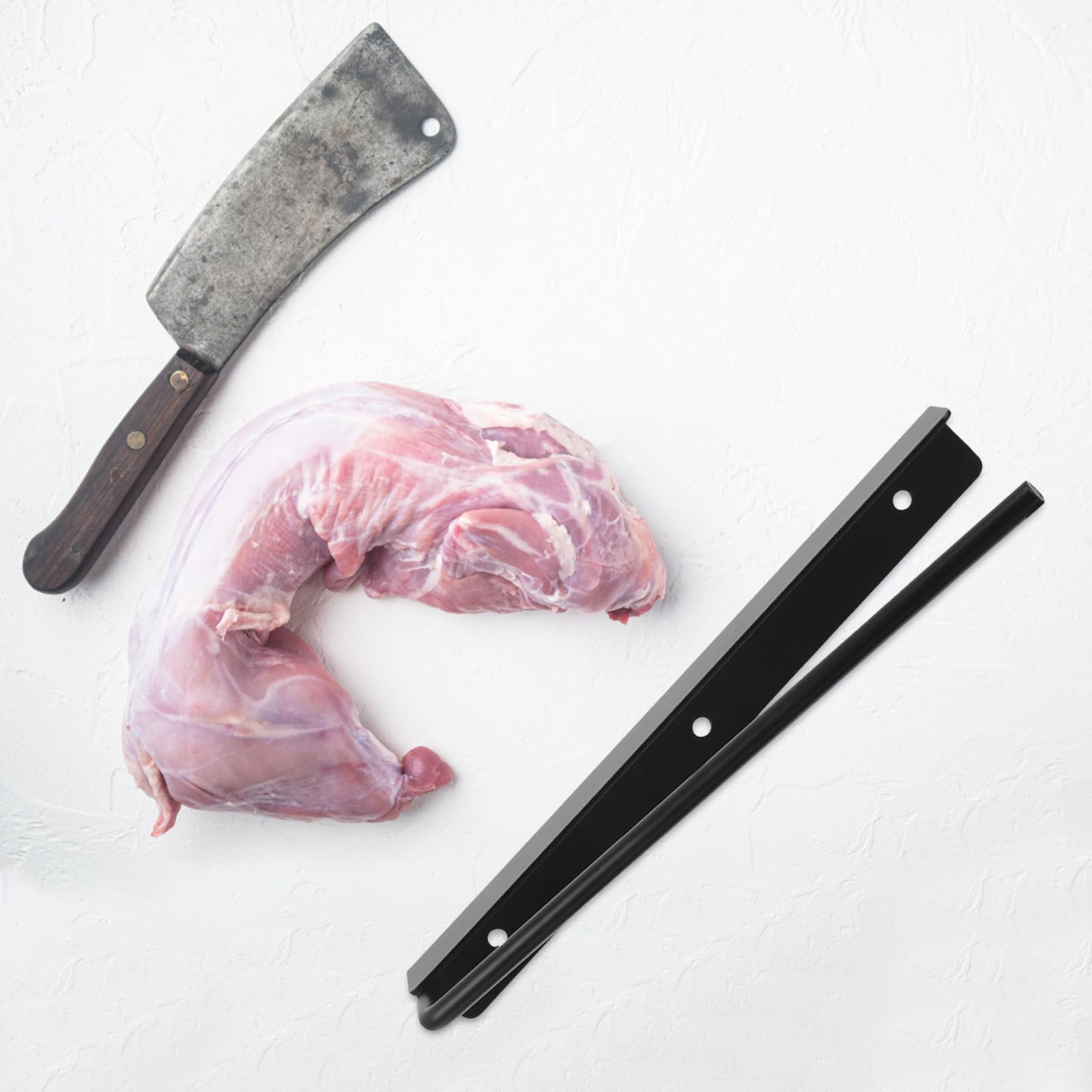 Toyvian 2 Pièces Outil de Boucher Métal pour Découpe du Lapin Accessoire Robuste pour Chasse avec Fonction de Désarticulation Cervicale
