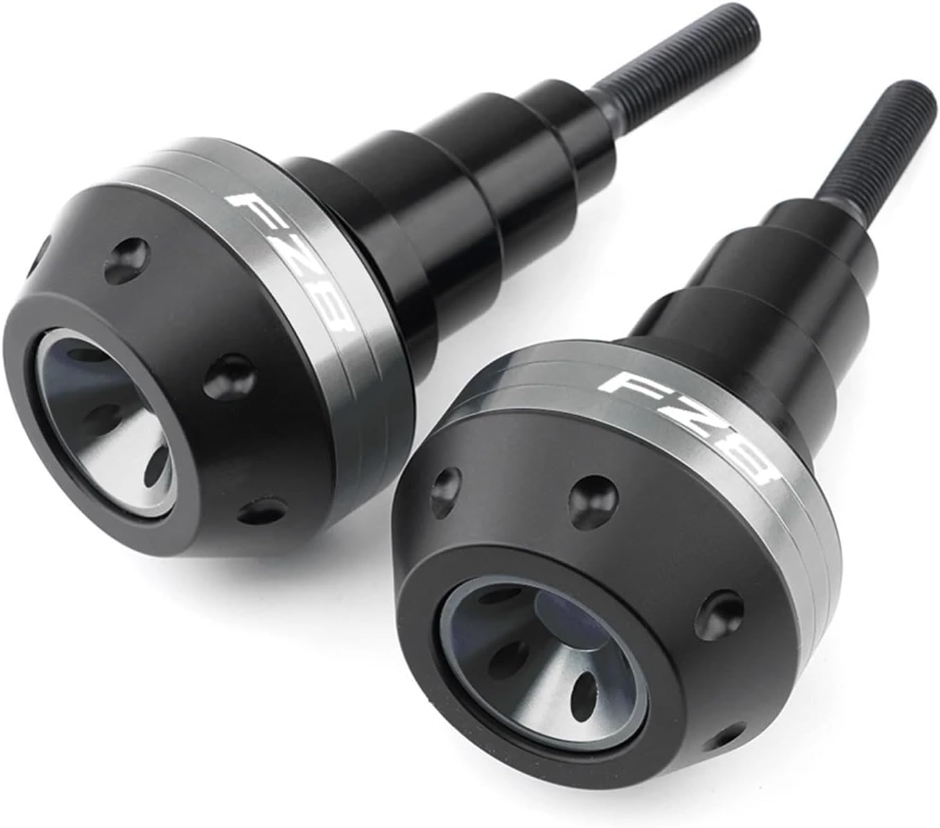 jiningxinxin Compatible With FZ8 FZ 8 Motorcycle Frame Sliders Falling Protection Fairing Guard Crash Pad Protector(Titanium)