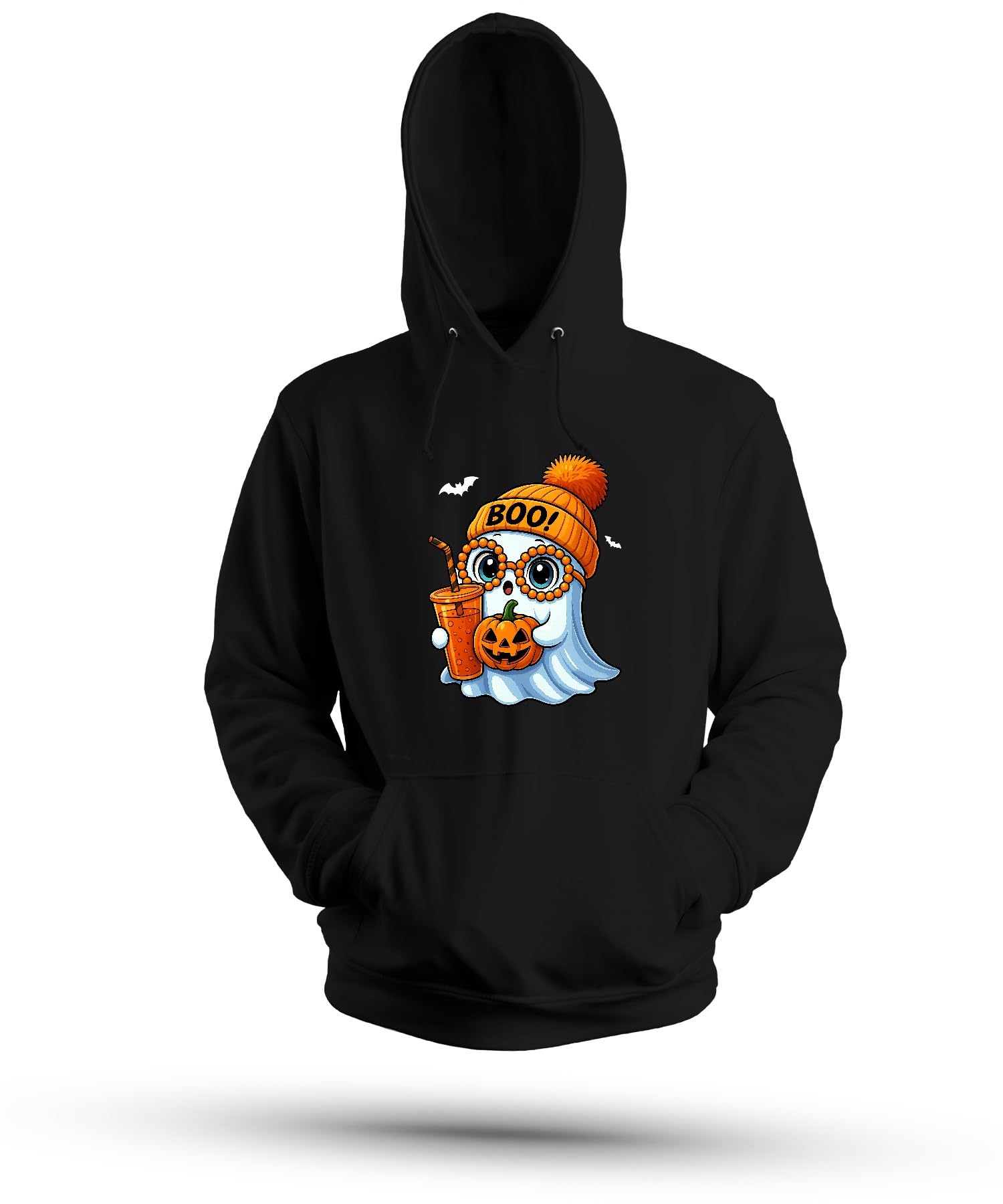 Halloween Boo Duch Dynia Słodka Lub Kwaśna Śliczna Dziecięca Jesień Bluza z kapturem Unisex Bluza z kapturem