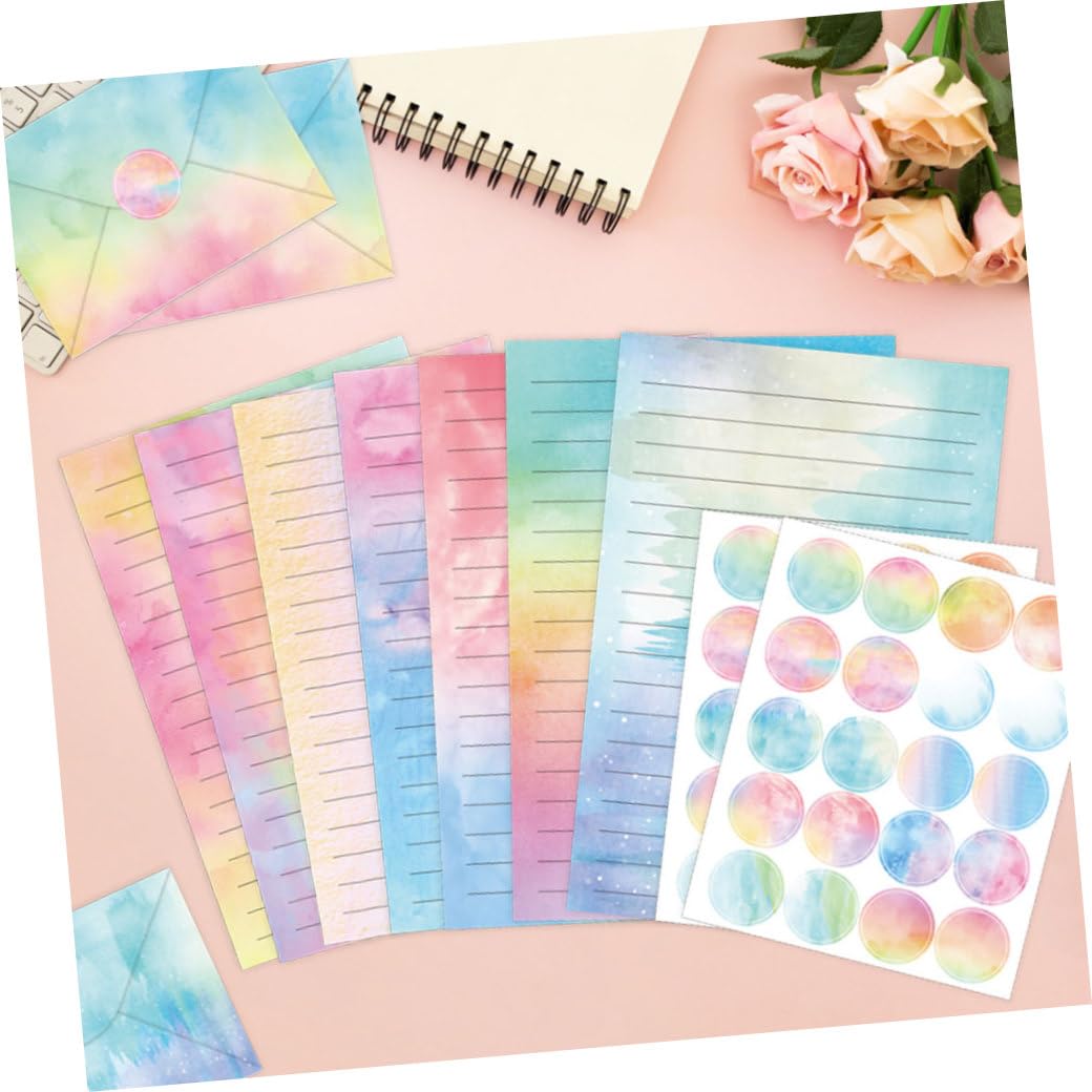 Elegantes Briefpapier 60 Stück Papier mit Umschlag für Einladungen