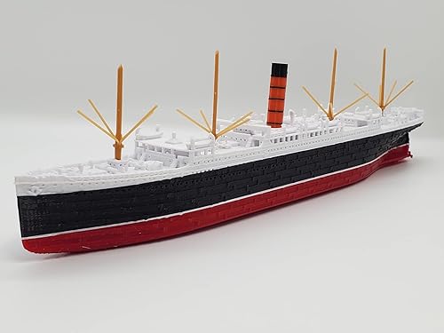 Miniatura 4 de Modelo RMS Carpathia - Réplica altamente detallada históricamente precisa no requiere montaje
