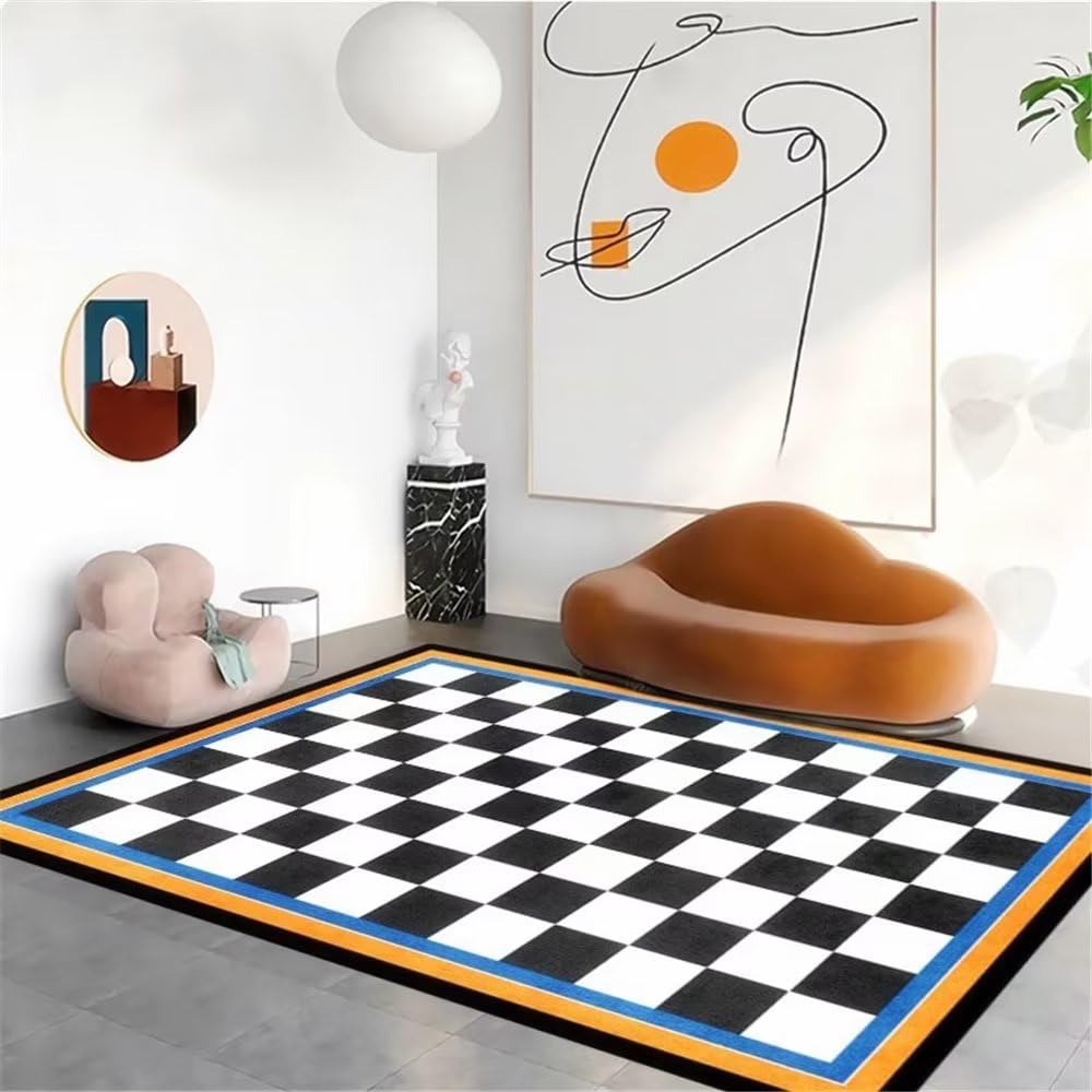 Tapis noir robuste et durable 160x230 cm pour sol de restaurant