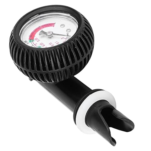 Miniatura 7 de Presión de aire inflable para barco, PVC y gel con rango de medición de 0-5 PSI compatible con válvula de 6 agujeros y 8 agujeros para kayak,